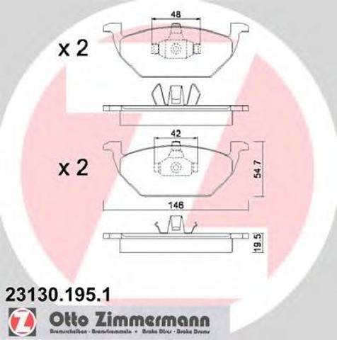 Дискові гальма 231301951 ZIMMERMANN