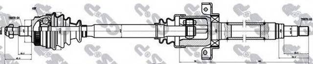 Привід передній правий Mercedes Vaneo