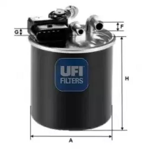 Фільтр тонкого очищення палива 2415100 UFI