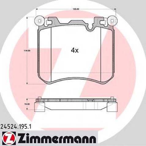 Дискові гальма 245241951 ZIMMERMANN