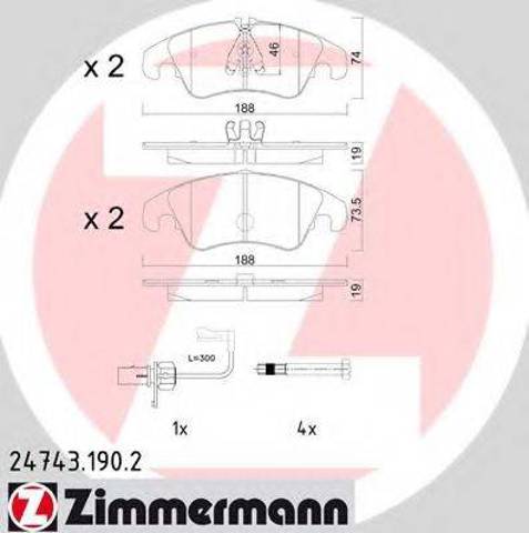 Дискові гальма 247431902 ZIMMERMANN