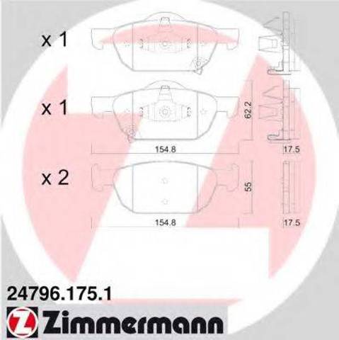 Дискові гальма 247961751 ZIMMERMANN