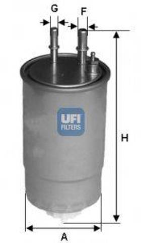 Фільтр паливний 24ONE01 UFI