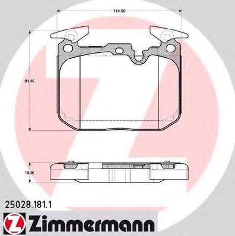 Дискові гальма 250281811 ZIMMERMANN