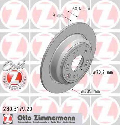 Дискові гальма 280317920 ZIMMERMANN