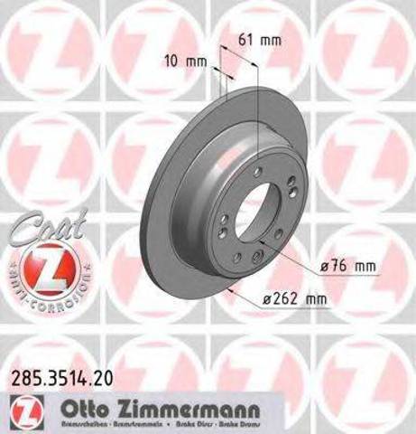 Дискові гальма 285351420 ZIMMERMANN