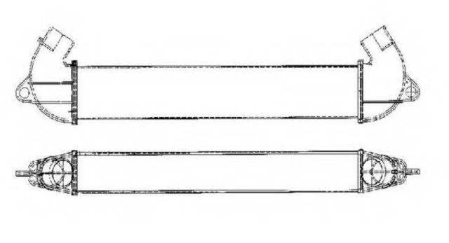 Радіатор интеркуллера 30140A NRF