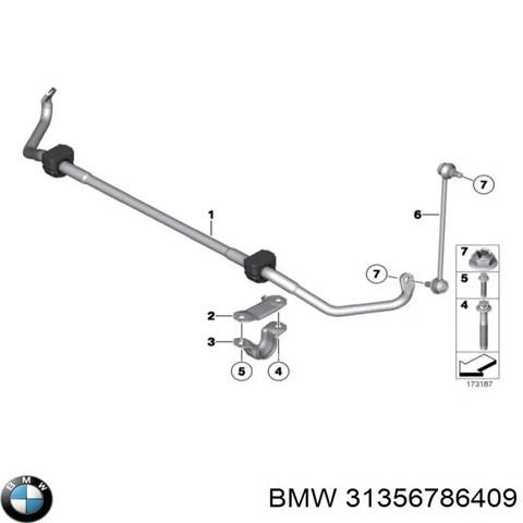 Стабілізатор передній стійкості 31356786409 BMW
