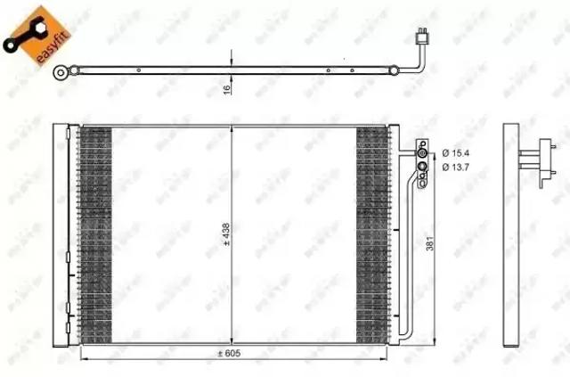 Конденсер 350224 NRF