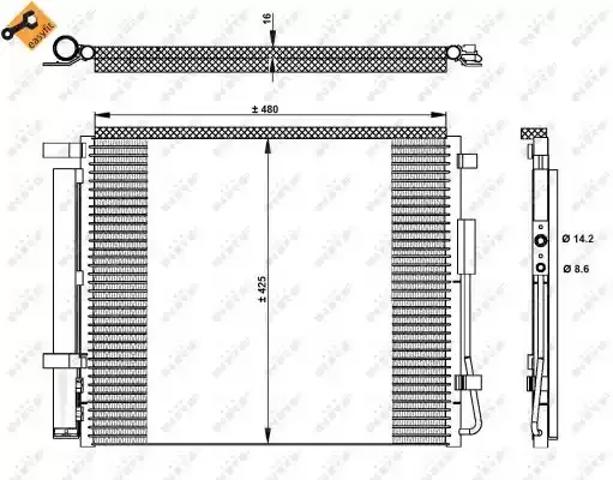 Конденсатор 350333 NRF