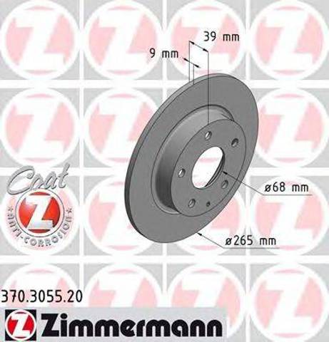 Дискові гальма 370305520 ZIMMERMANN
