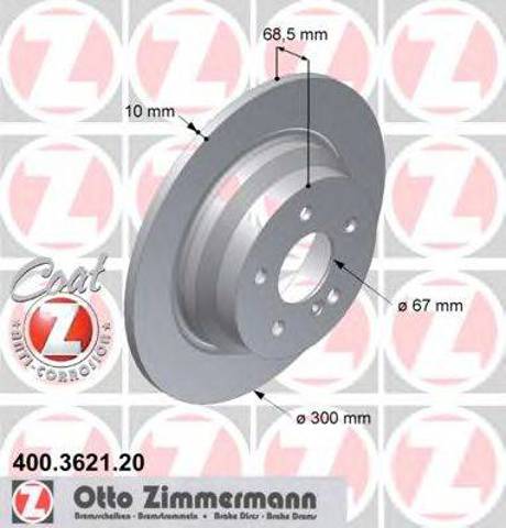 Задні дискові гальма 400362120 ZIMMERMANN