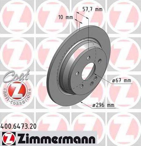Дискові гальма 400647320 ZIMMERMANN