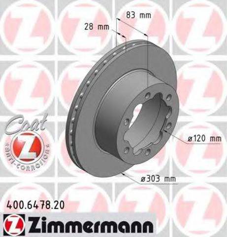 Дискові гальма 400647820 ZIMMERMANN