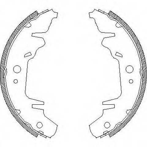 Гальма робочі задні ножні і гальмівні барабани Alfa Romeo 145