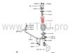 Пильник амортизатора переднього 4040A555 MITSUBISHI