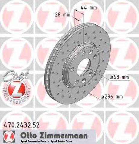Ротор гальмівний 470243252 ZIMMERMANN