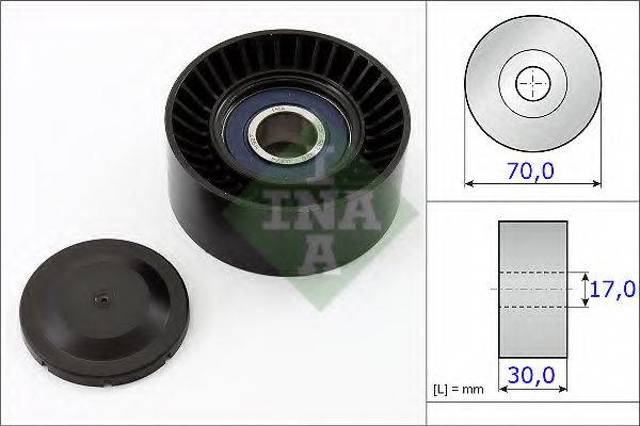 Натяжний ролик 531087310 INA