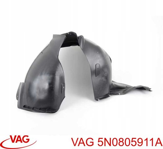 Підкрилок передній лівий 5N0805911A VAG