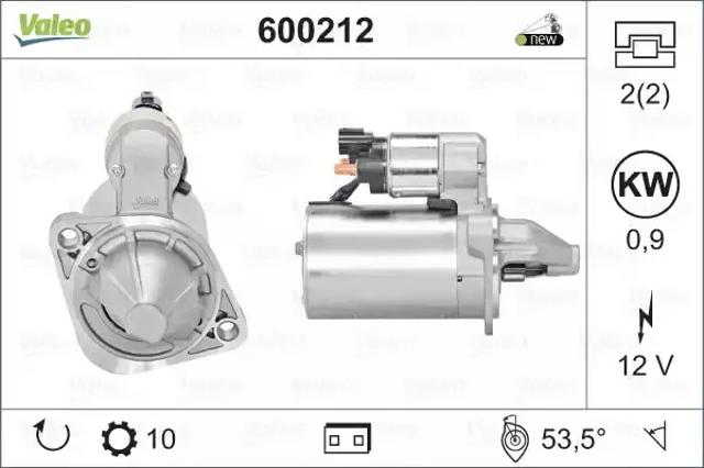 Стартер 600212 VALEO
