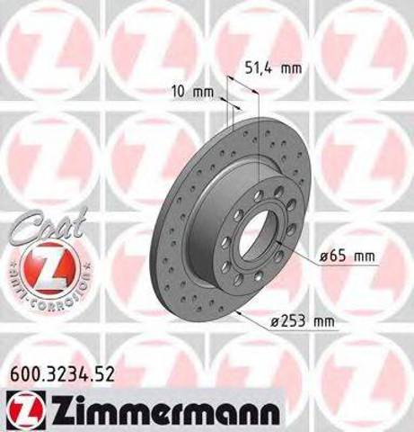 Задні дискові гальма 600323452 ZIMMERMANN