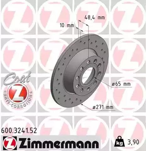 Дискові гальма 600324152 ZIMMERMANN