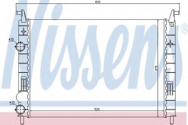 Система охолодження двигуна 61683 NISSENS