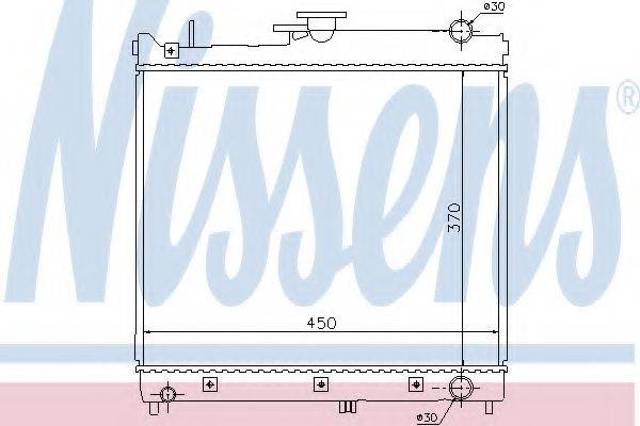 Радіатор водяний Сузукі Джимні