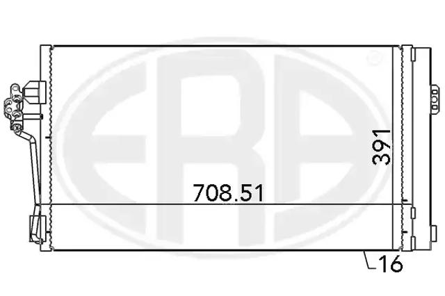 Конденсер 667139 ERA