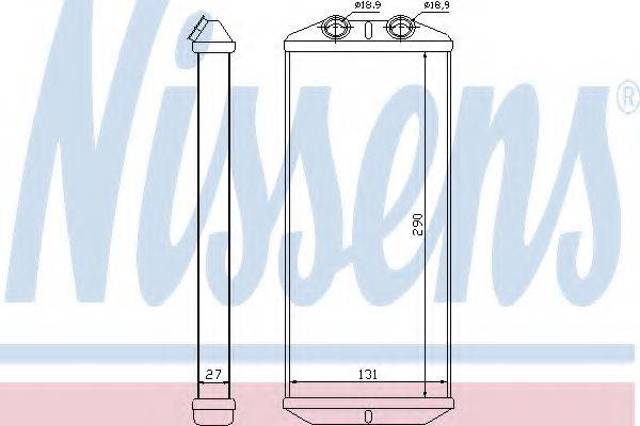 Теплообмінник 71158 NISSENS