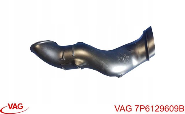 Патрубок повітряний, вхід повітряного фільтра 7P6129609B VAG