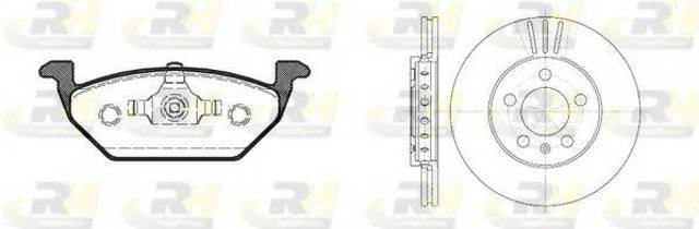 Гальмо дискове переднє Seat Ibiza 4