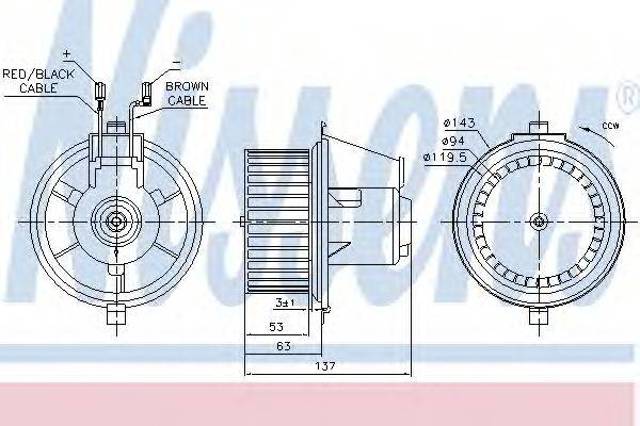 Моторчик пічки Фольксваген Гольф 2
