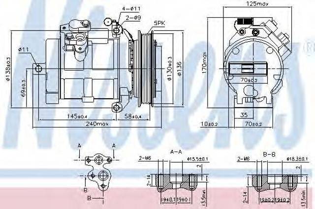 Компресор холодоагенту 890049 NISSENS
