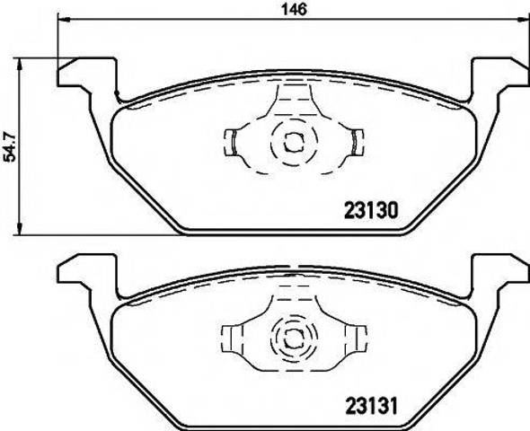 Дискові гальма 8DB355008591 HELLA