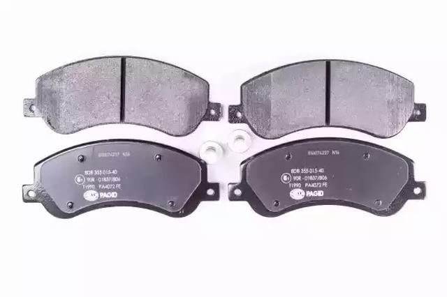Колодки гальмівні дискові комплект 8DB355015401 HELLA