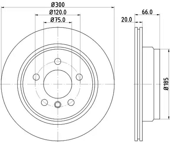 Дискові гальма 8DD355118271 HELLA