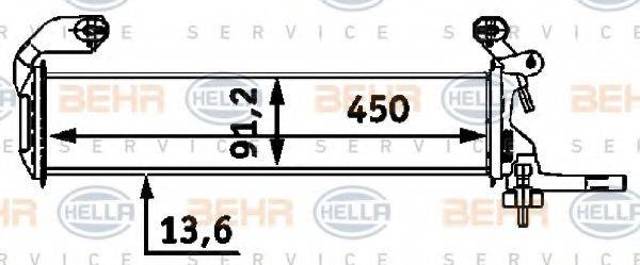 Радіатор основний 8MK376712661 HELLA