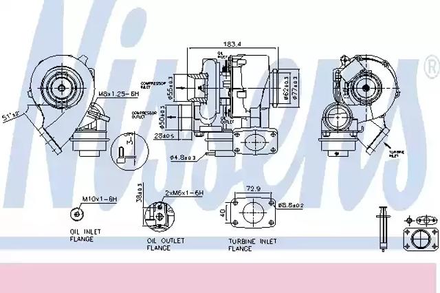 Турбокомпресор Фольксваген Крафтер 30-35