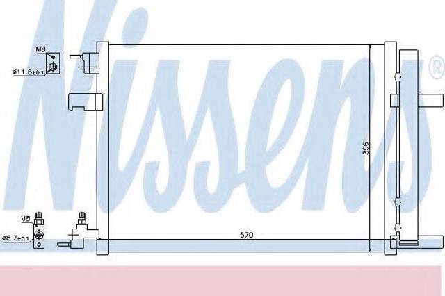 Конденсатор Opel Astra J Sports Tourer