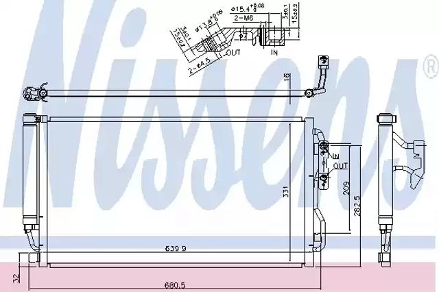 Конденсатор 940590 NISSENS