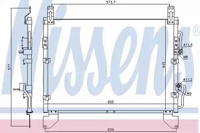 Конденсатор 940805 NISSENS