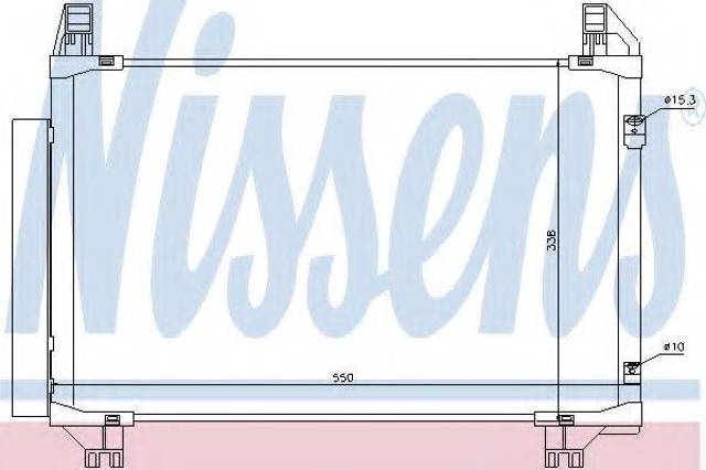 Конденсатор Toyota Yaris