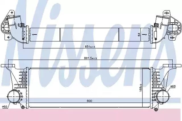Охолоджувач наддувочного повітря Івеко Дейлі 5