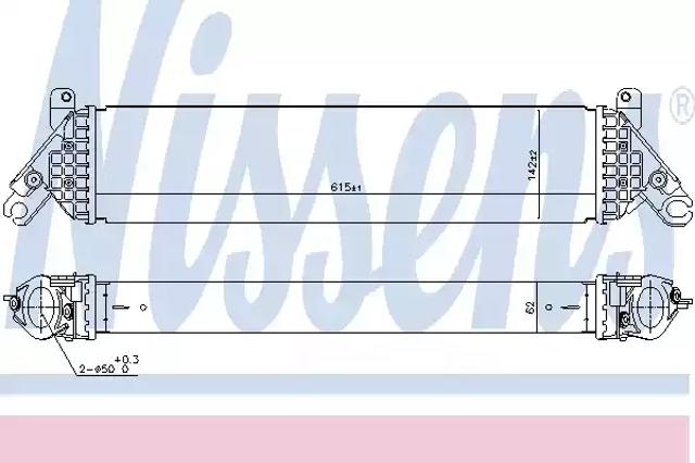 Система охолодження наддувочного повітря 96485 NISSENS