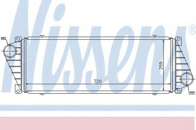 Радіатор інтеркулера Mercedes Sprinter 1 4-t