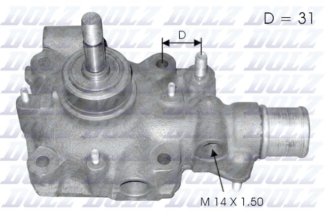 Водяний насос B114 DOLZ