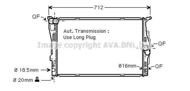 Радіатор BWA2303 AVA