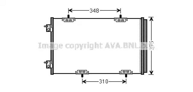 Трубопроводи і радіатор кондиціонера CN5290D AVA