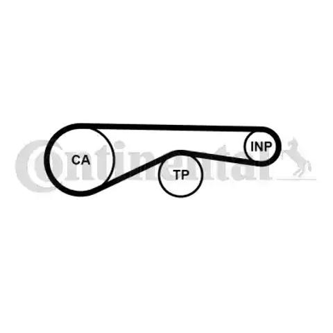 Зубчастий ремінь CT1095 CONTINENTAL